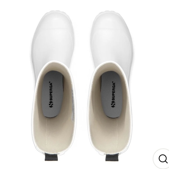 SUPERGA WOMENS 799 RUBBER BOOTS LETTERING WHITE - Picture 11 of 11